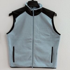 Hanna Andersson Light Blue Fleece with Black Label